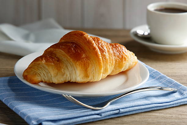 istock A Croissant in Plate Close-up 2215822717