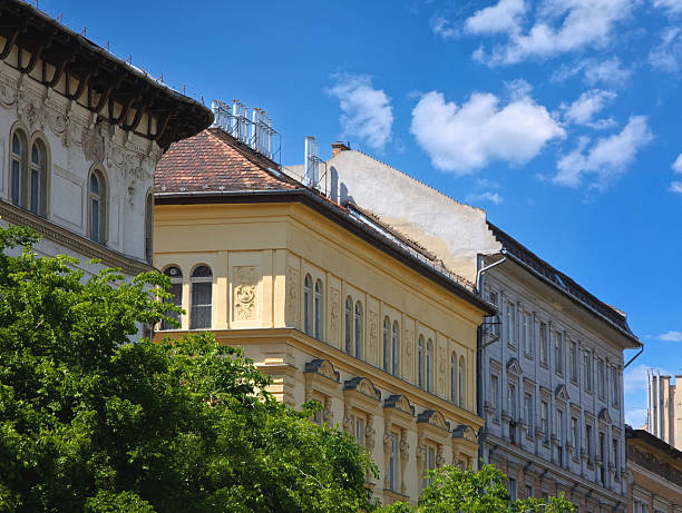istock typical historic residential buildings with ornate facades in central Budapest 2215824440