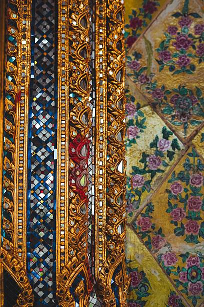 istock Ornate Temple Architecture Detail in Bangkok 2215834331