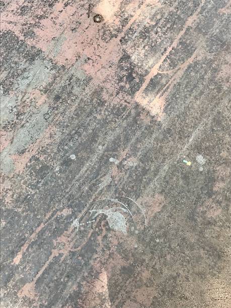 istock Grunge painting on the metal background 2215838719