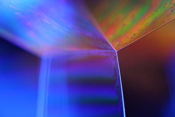 istock Green and blue liquid surface, green Reflections of liquid in macro 2215839279
