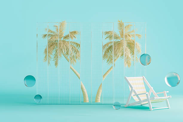 istock Summer Holiday Background with Transparent Wall 2215839922