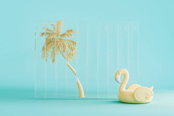 istock Summer Holiday Background with Transparent Wall 2215840018