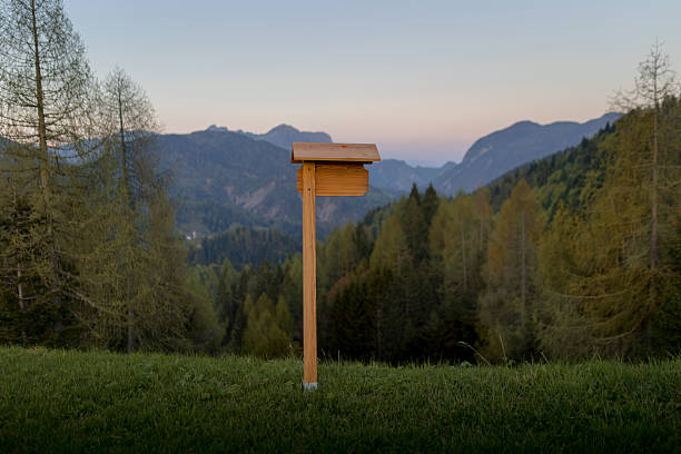 US mailbox in the clouds.