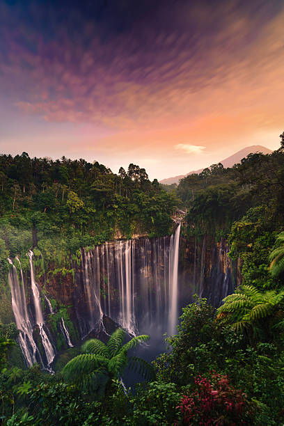 istock Waterfall near the mountain in the morning 2215847885