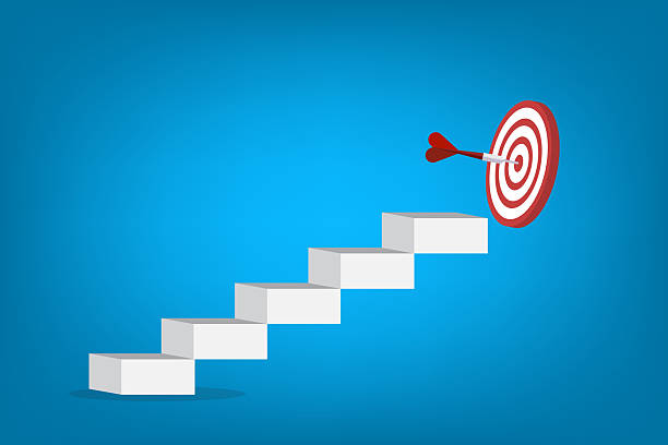 istock Red dart hits the center. Business challenge failure and success concept. 2215852555