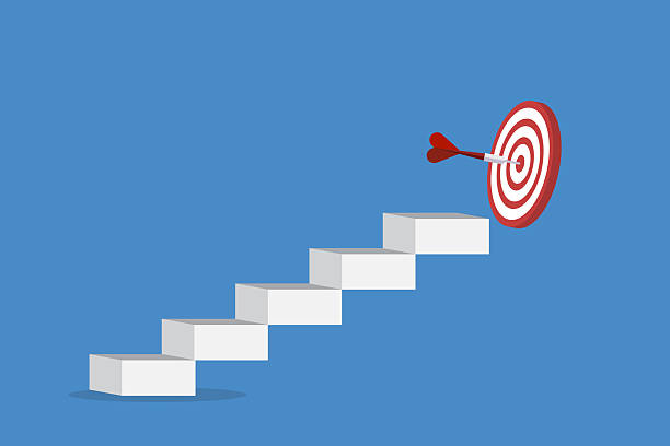 istock Red dart hits the center. Business challenge failure and success concept. 2215852570