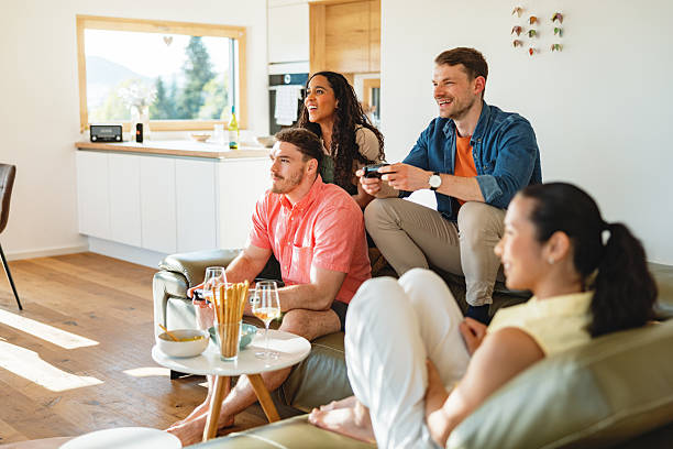 istock Friends Sharing Pizza and Laughs at Home 2215853627