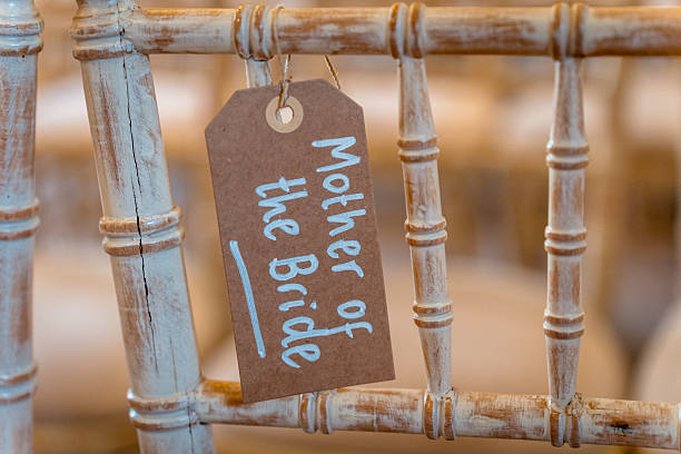 istock Mother of the bride wedding sign 2215860580