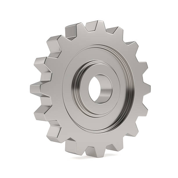 istock gear on white background. Isolated 3d illustration 2215862460