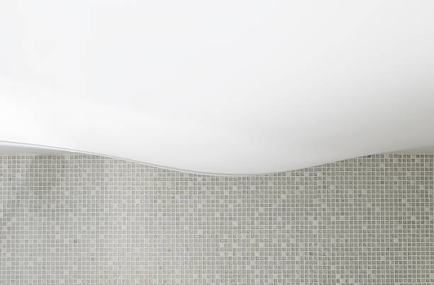 istock Stretch Ceiling Sagging from Water Leak in Bathroom. 2215867065