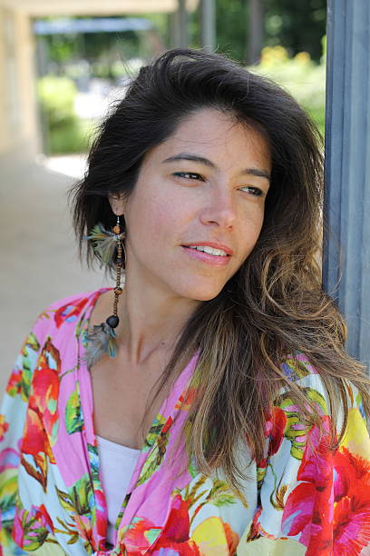 istock Beautiful Hispanic woman posing outdoors 2215879385