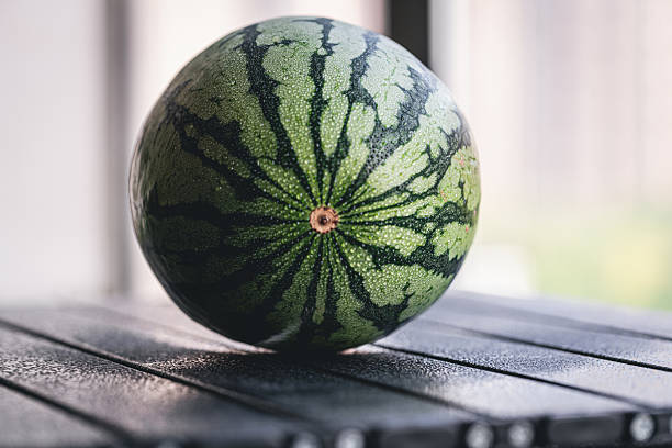 Watermelon for summer heat relief macrophotography