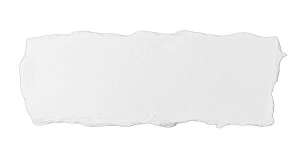 istock A torn piece of white paper on a white background 2215898342