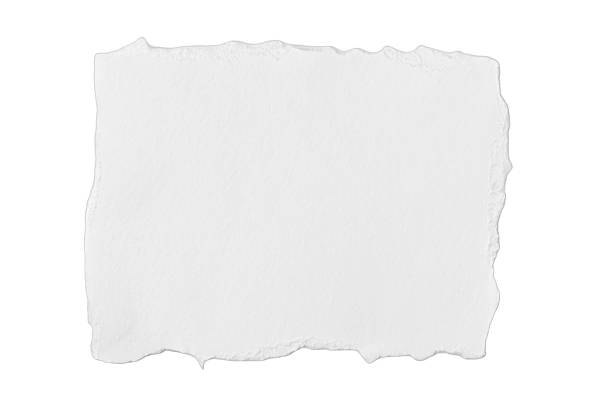 istock A torn piece of white paper on a white background 2215898343