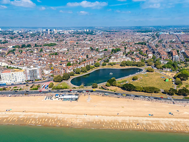 istock Canoe Lake in Southsea 2215905520