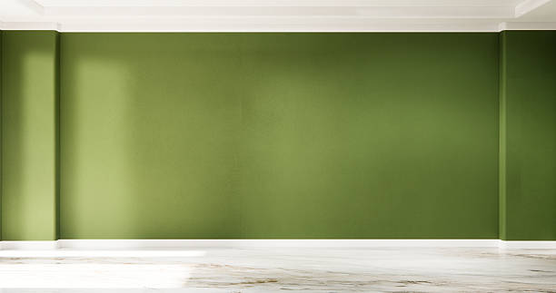 istock Empty green modern living room mock up .3D rendering 2215913383