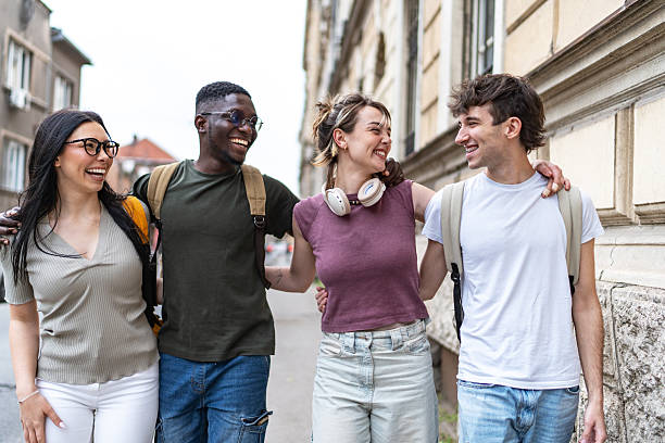 istock Young adults enjoying a day out together 2215921367
