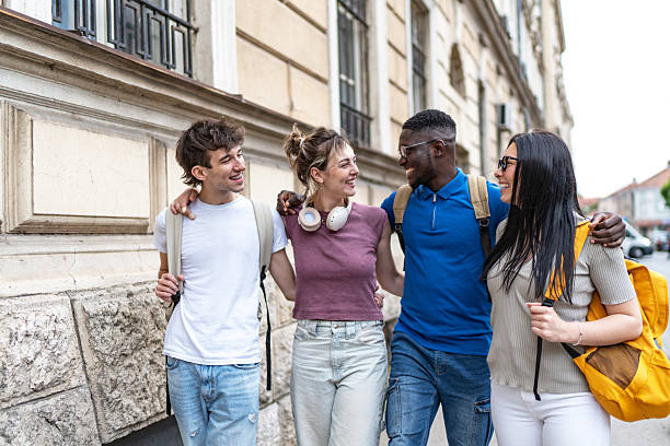 istock Young adults enjoying a day out together 2215921561