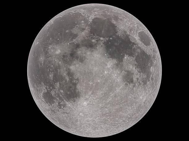istock Photorealistic 3D illustration of the moon 2215922949