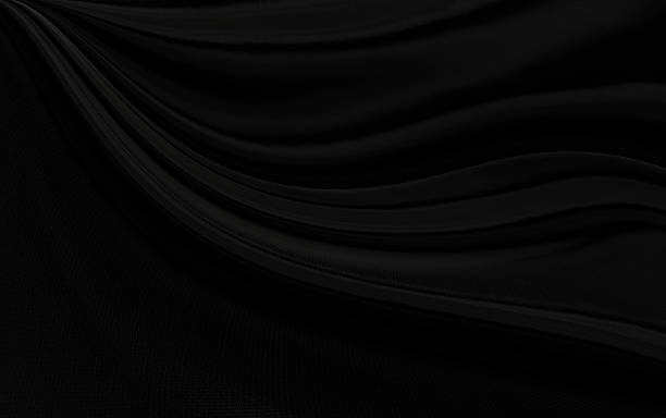 istock Black gray satin dark fabric texture luxurious shiny that is abstract silk cloth background with patterns soft waves blur beautiful. 2215930913