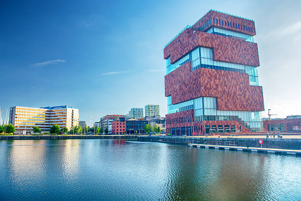 The Museum aan de Stroom (MAS) is a museum located along the river Scheldt in the Eilandje district of Antwerp, Belgium