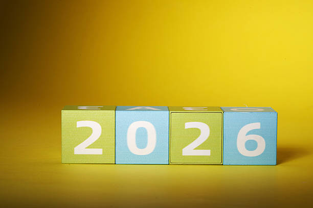 istock toy blocks, Happy new year 2026 concept. 2215944261