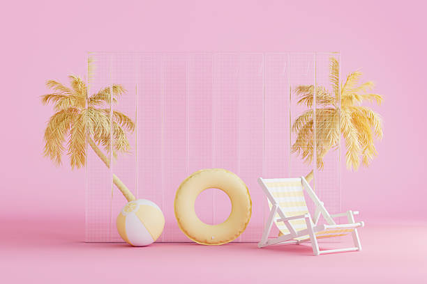 istock Summer Holiday Background with Transparent Wall 2215944709