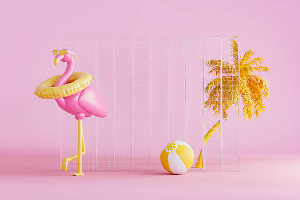istock Summer Holiday Background with Transparent Wall 2215944765