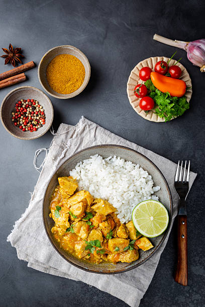 istock chicken cooked with curry sauce 2215945116