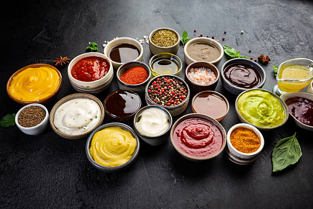 istock Set of different dip sauces 2215945172