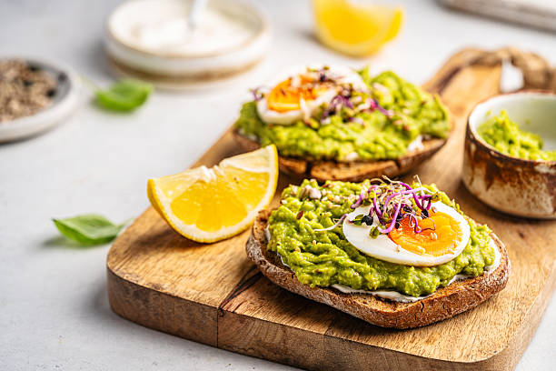 istock Toast with avocado 2215945288