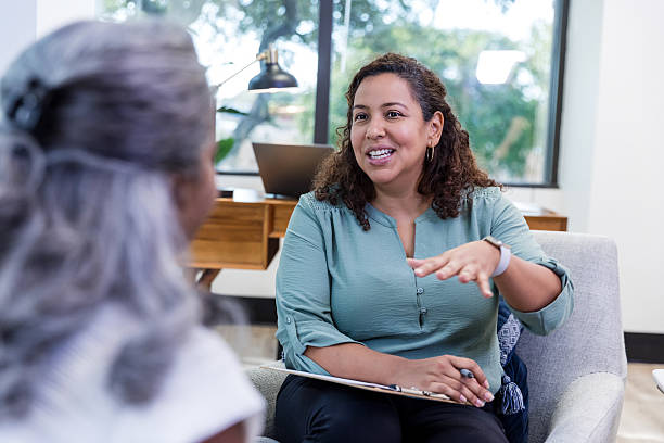 istock Mental Health Professional Counseling a Patient 2215945566