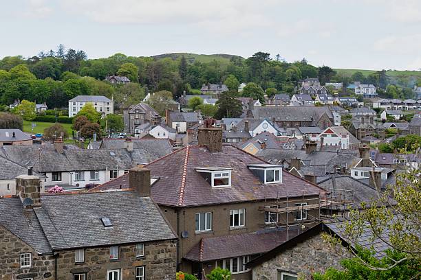 istock A dense cluster of slate-roofed houses 2215952074