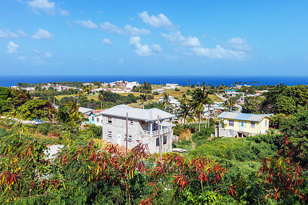 istock Caribbean village - Barbados 2215956371