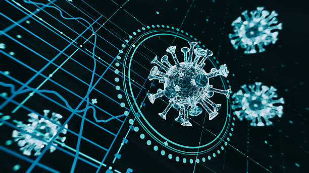 istock High-Resolution 3D Illustration of SARS-CoV-2 Virus with Spike Proteins 2215958806
