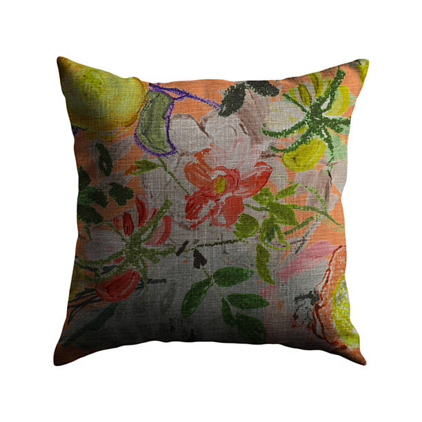 istock Decorative Throw Pillow with Ornate Patterned Design, isolated transparent png backdrop 2215966358
