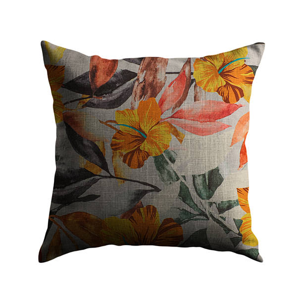 istock Decorative Throw Pillow with Ornate Patterned Design, isolated transparent png backdrop 2215966404
