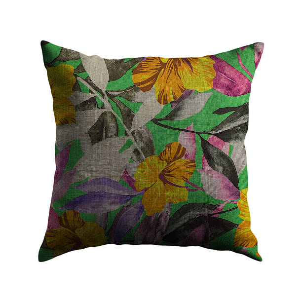 istock Decorative Throw Pillow with Ornate Patterned Design, isolated transparent png backdrop 2215966416