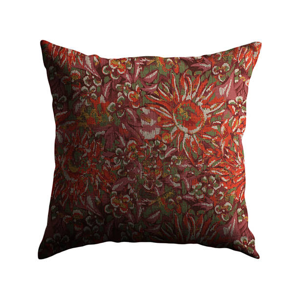 istock Decorative Throw Pillow with Ornate Patterned Design, isolated transparent png backdrop 2215967061