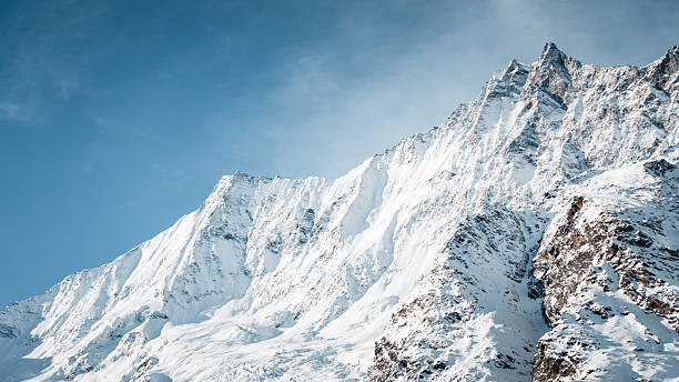istock Glaciated mountain in winter, Saas Fee 2215971271