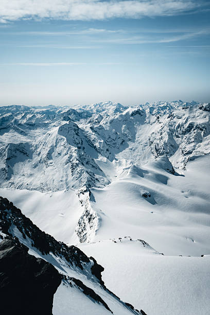 istock Glaciated mountain in winter, Saas Fee 2215971586