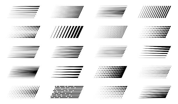 illustrations, cliparts, dessins animés et icônes de les lignes haut débit - vitesse