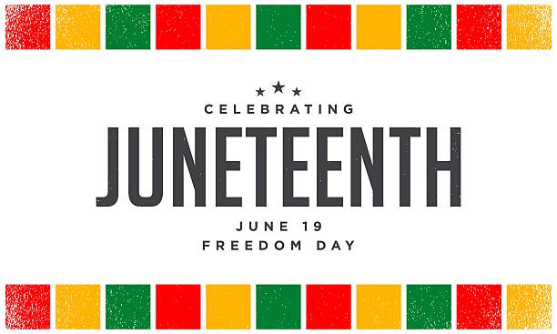 Juneteenth Freedom Day Background Design. Juneteenth Freedom Day Background Design. Banner, Poster, Greeting Card. Vector Illustration. juneteenth stock illustrations