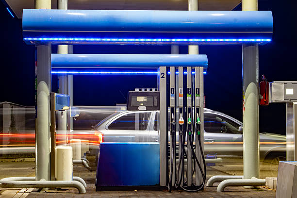 Totana,Murcia,4, 3, 2024; Fuel dispensing device at a Repsol service station with the new renewable diesel, called Diesel Zero 10e+.