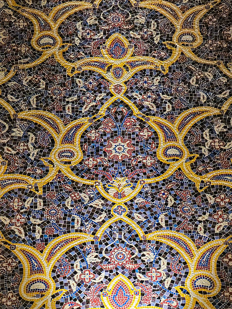 Famous mosaic from Villa romana del Casale in Piazza Armerina, Italy