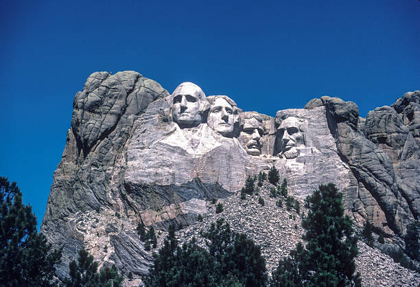 istock Mount Rushmore National Memorial Wide View - 1981 2215994347