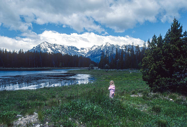 istock Grand Teton NP - Discovering a Lake - 1981 2215994807