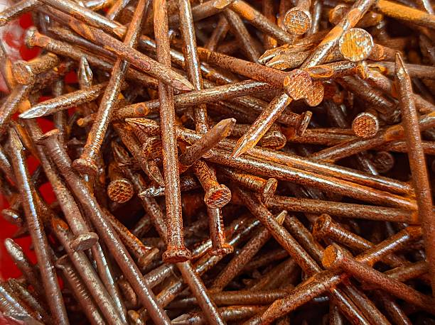 rusty nail photo, corroded nail