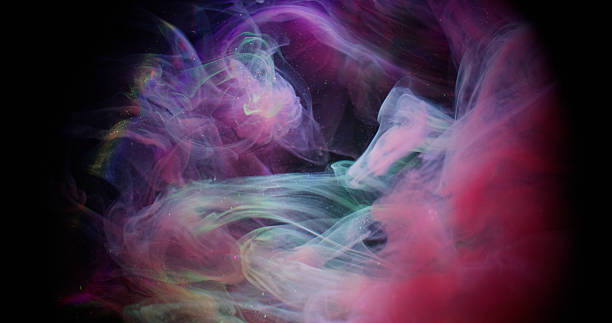 istock Fume explosion haze swirl colorful mist stream ink 2216001405